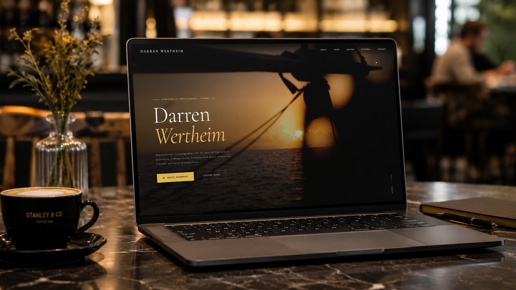 Darren Wertheim website built by Brandling